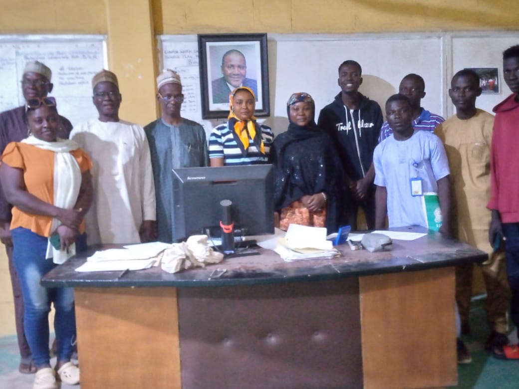 Cross Section of Interns during orientation